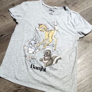 Disney Bambi, Thumper, and Flower T-shirt Ladies Size Medium EUC